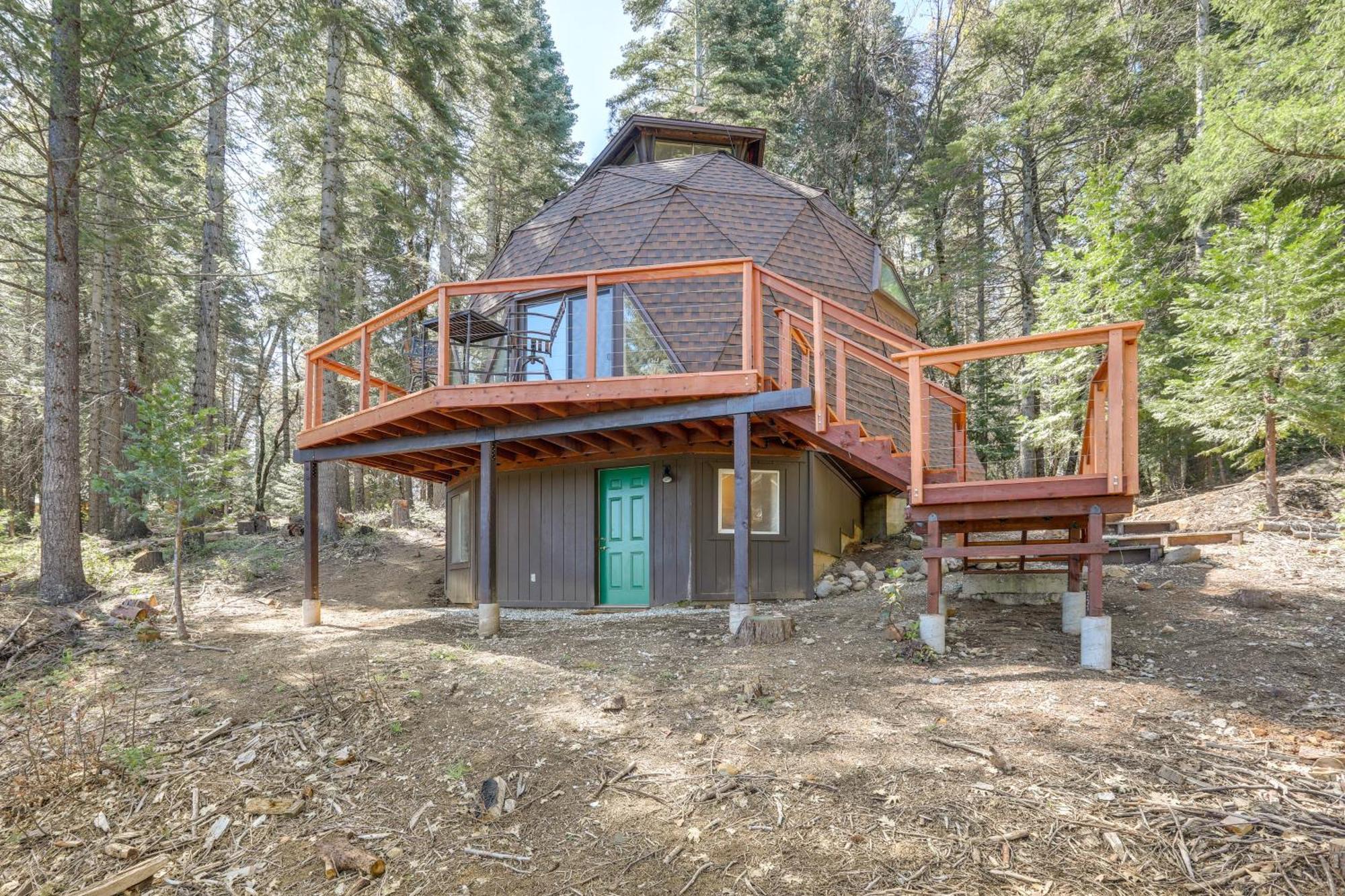 Off-Grid Nevada City Geodesic Dome House With Views! Exterior photo