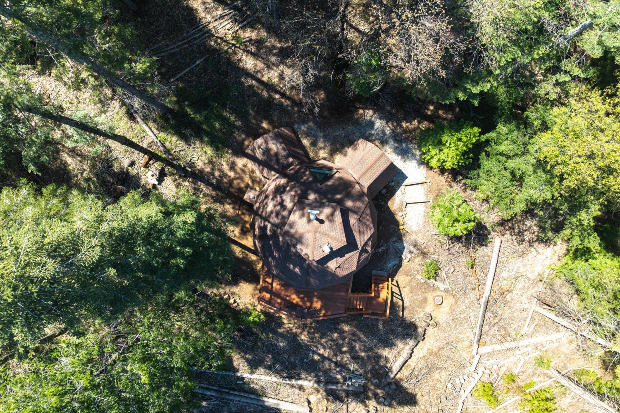 Off-Grid Nevada City Geodesic Dome House With Views! Exterior photo