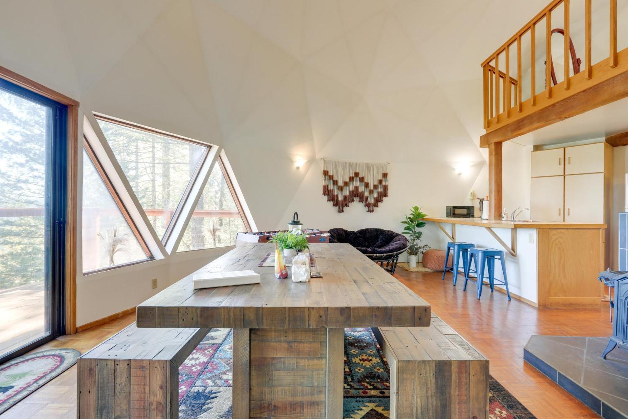 Off-Grid Nevada City Geodesic Dome House With Views! Exterior photo