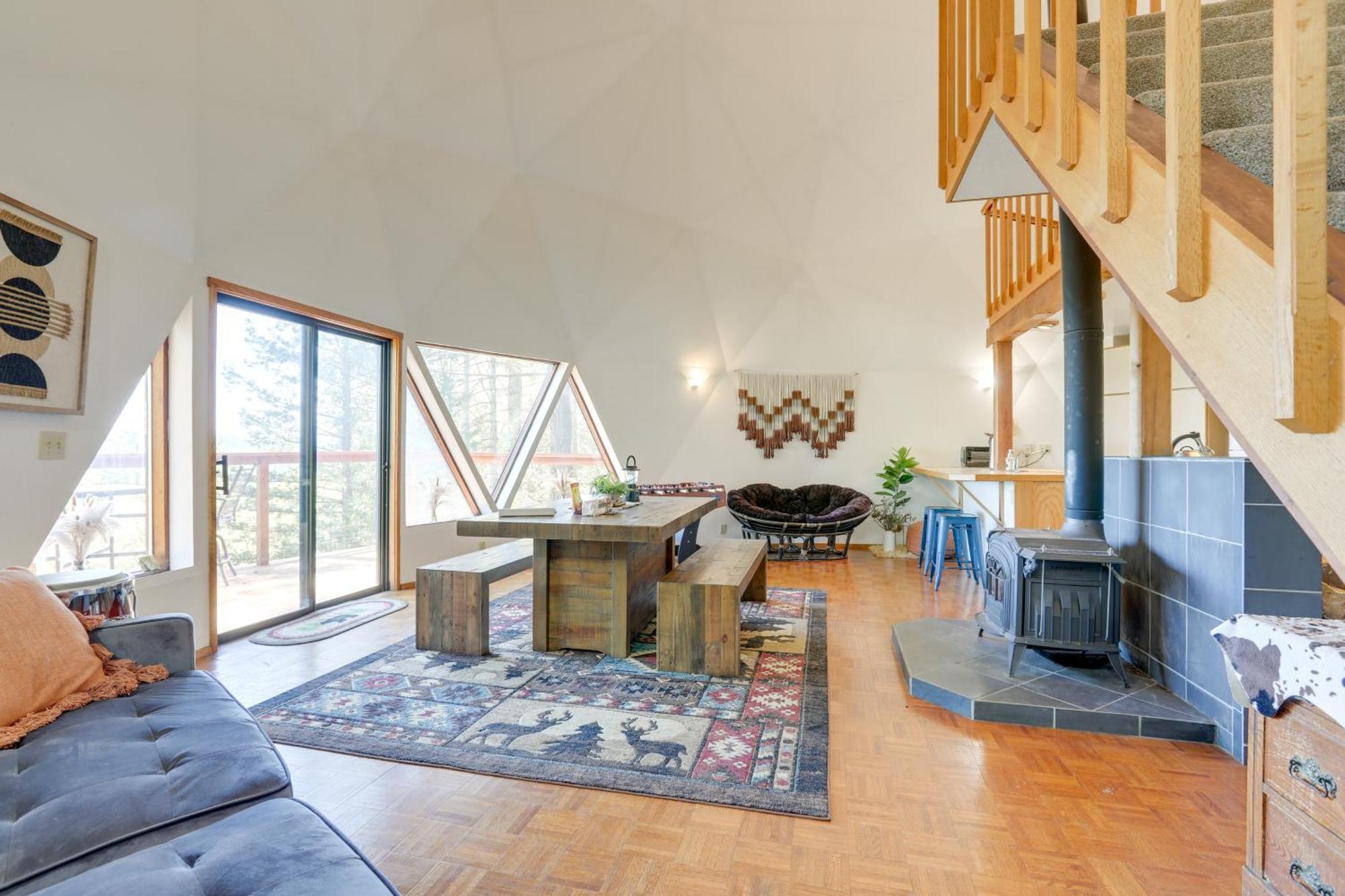 Off-Grid Nevada City Geodesic Dome House With Views! Exterior photo